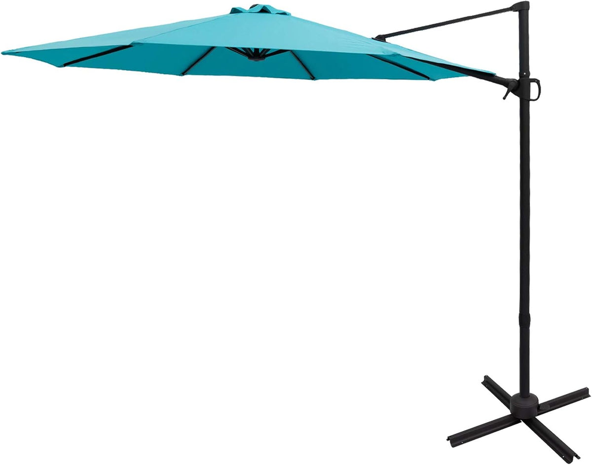 10 ft Cantilever Offset Outdoor Patio Umbrella with Base Stand N790700