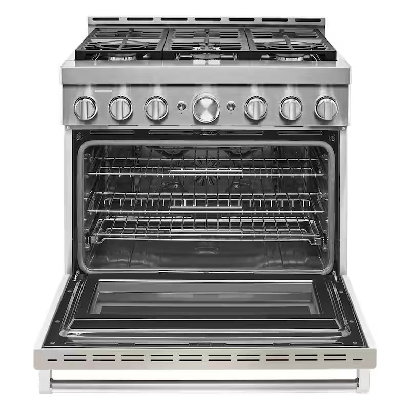 5.1 cu. ft. Smart Gas Range with Self-Cleaning and True Convection Y448