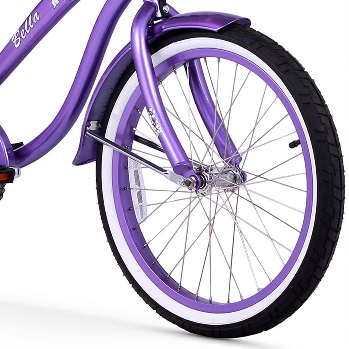 Purple Single Speed Cruiser Bicycle 20-inch H1784