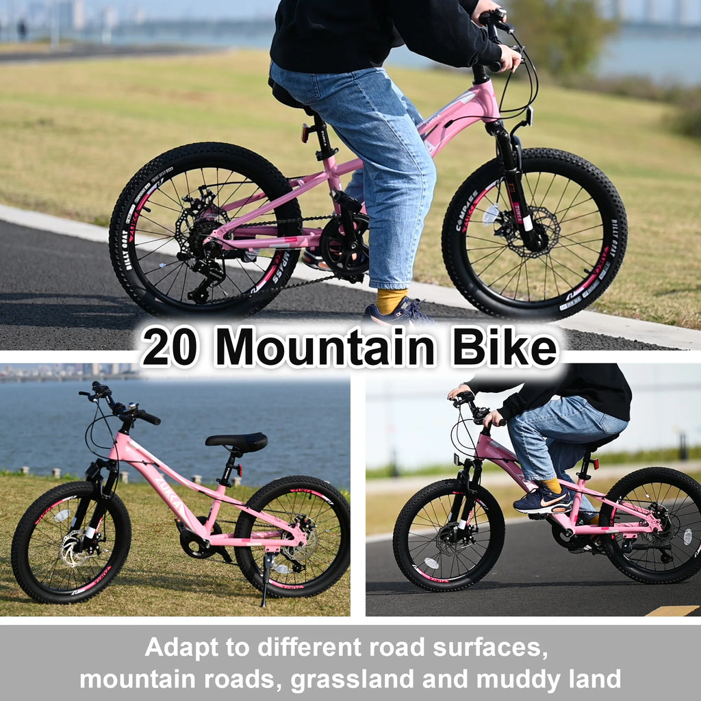 20 inch 7 Speed Kids Mountain Bike with Disc Brakes V867
