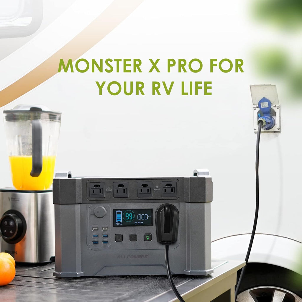 1500Wh MPPT Solar Generator with 4 AC Outlets D60287