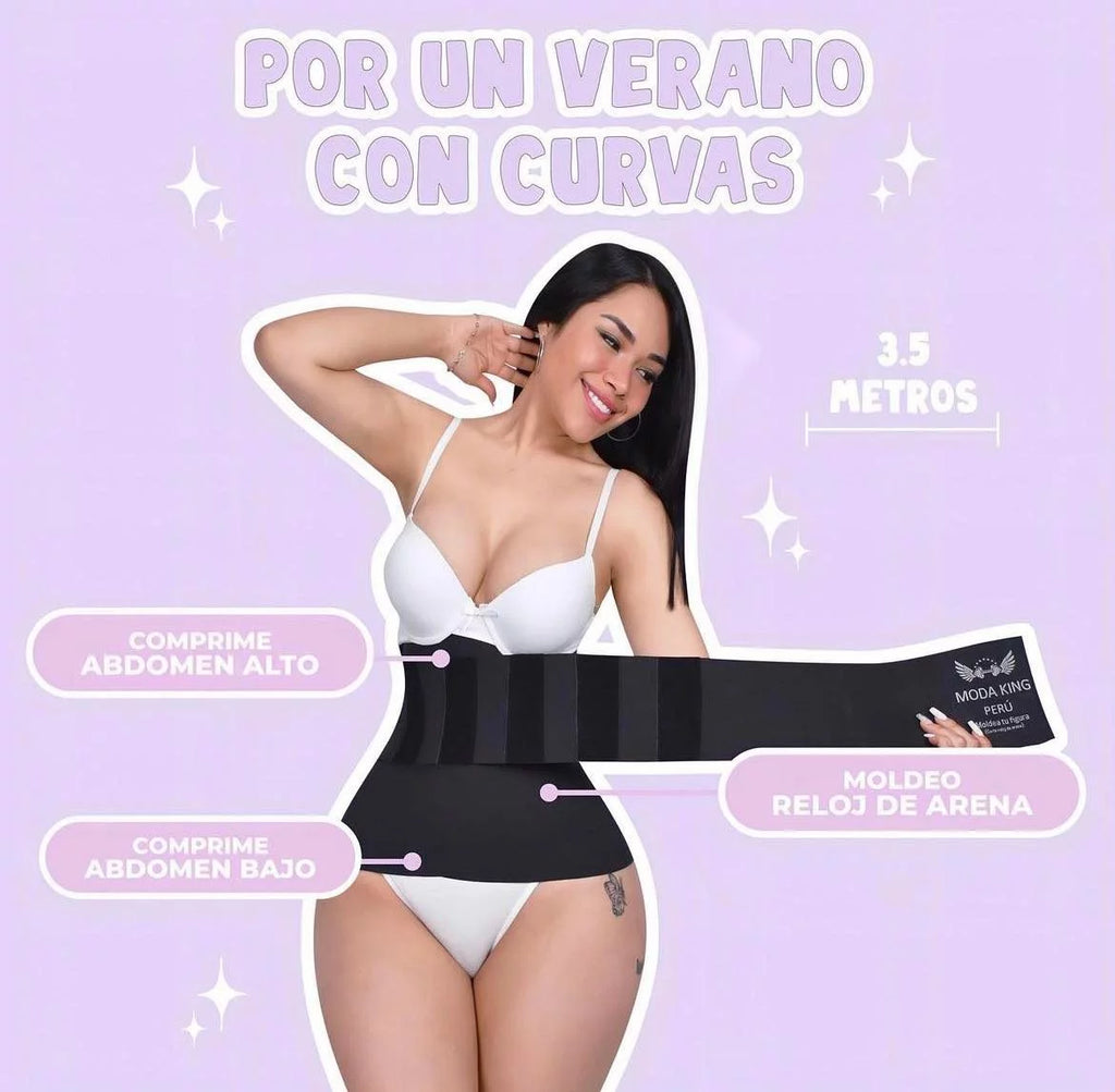 Cinta Invisible Reloj de Arena Talla Unica G182