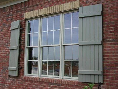 18x22W x 49x22H Exterior Composite Board-n-Batten Shutters (Per Pair) C300172