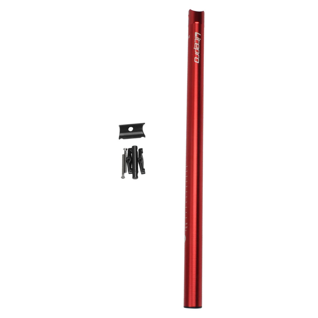 Red Cycling Folding Bike Seatpost 31.8x600mm G476