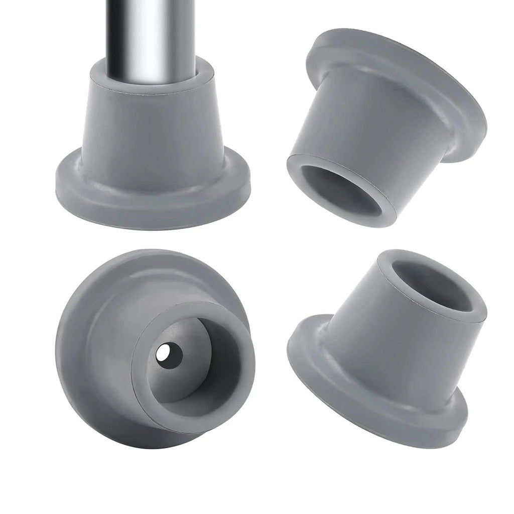 8x Shower Chair Feet Gray Rubber H773