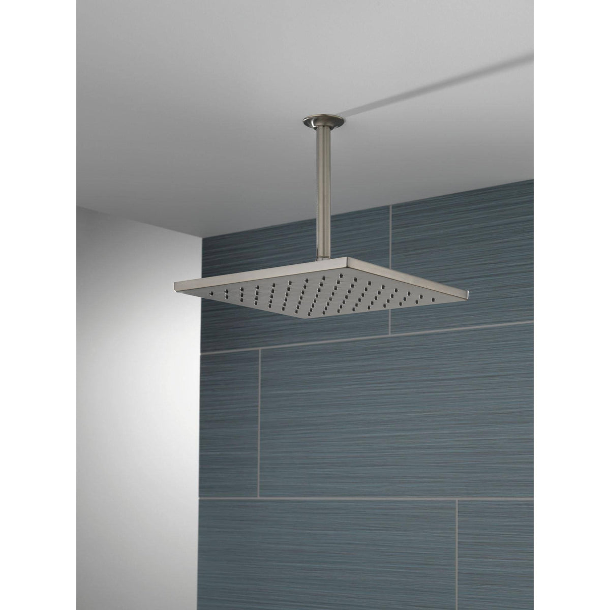 Chrome Metal Raincan Shower Head X19568
