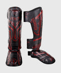 Black/Red Large Shin Guards V690076