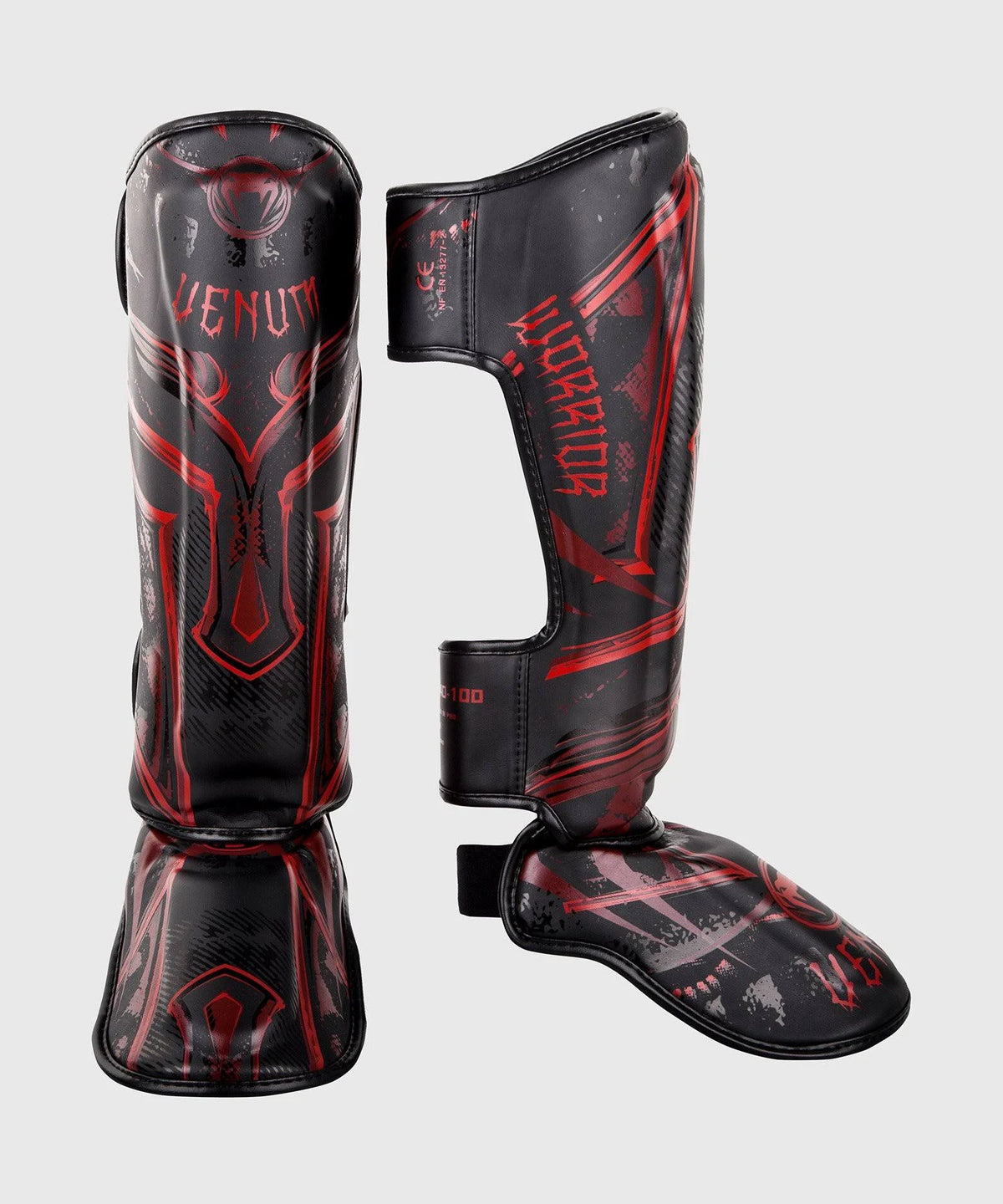 Black/Red Large Shin Guards V690076