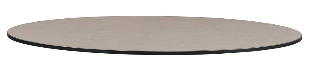 Oval Table Top - Mahogany Mocha Walnut V7940