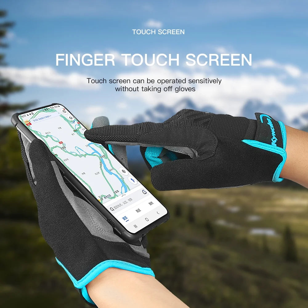 Full Finger Breathable Gel Pad Cycling Gloves D874