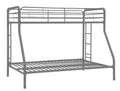 Twin Over Full Bunk Bed with Built-In Ladder Q9887