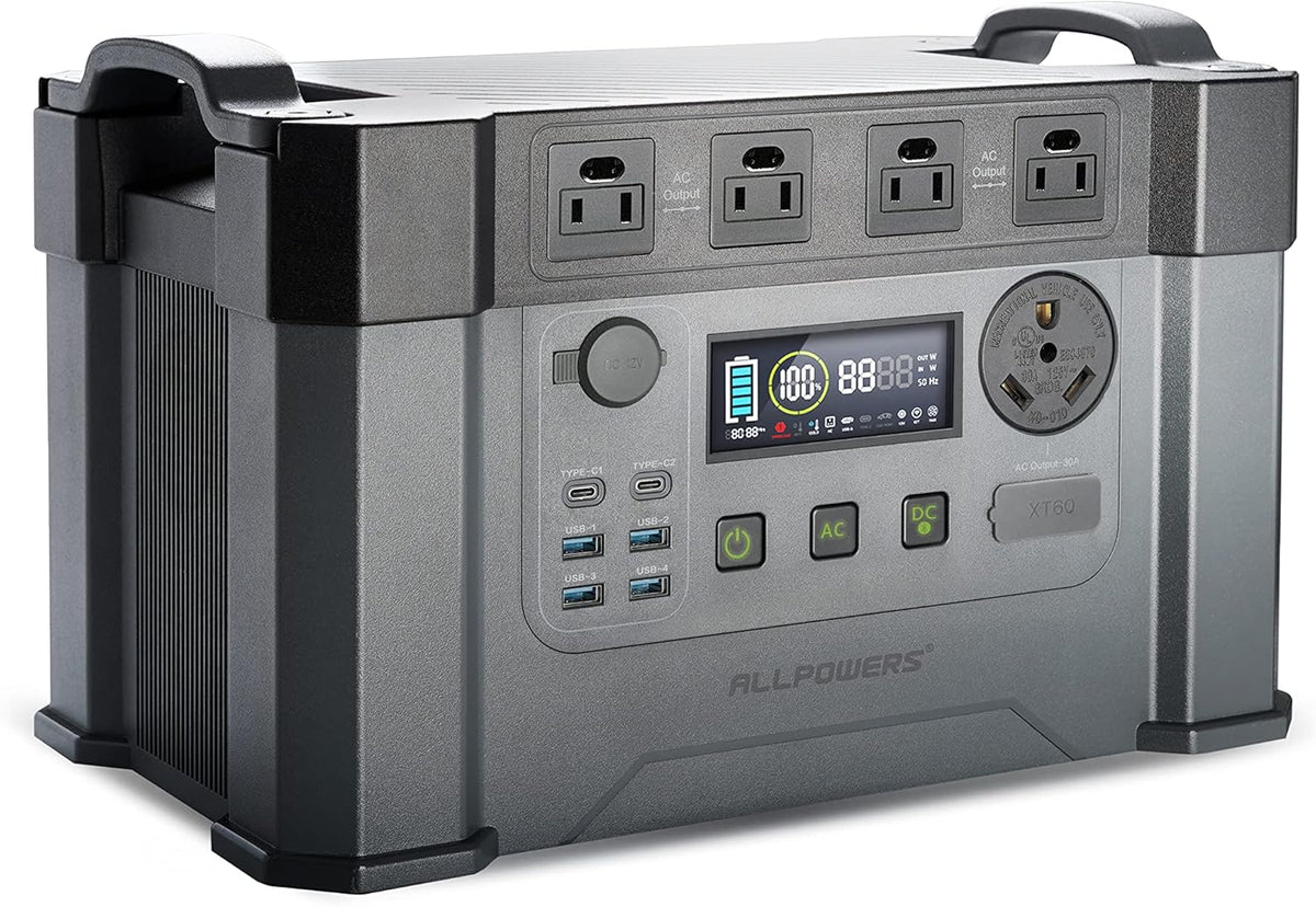 1500Wh MPPT Solar Generator with 4 AC Outlets D60287