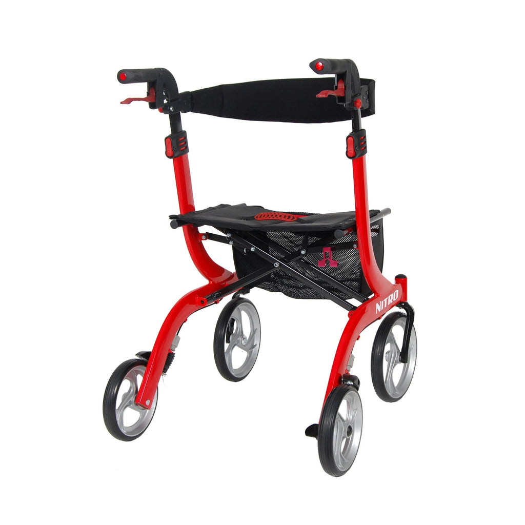 Red Rolling Walker W300