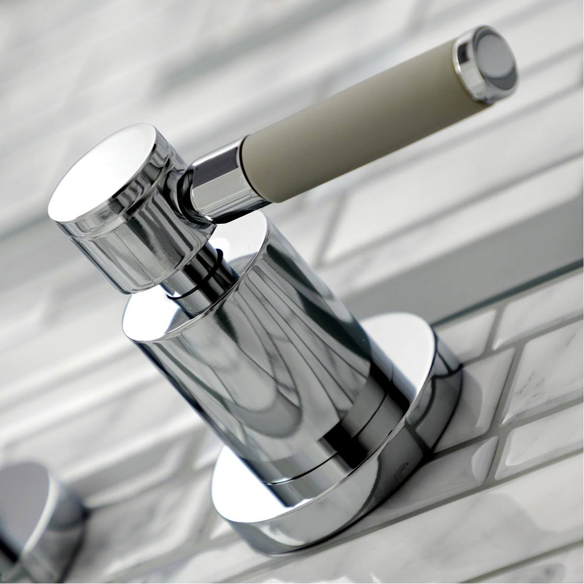 Brushed Brass 2-Handle Wall Mount Roman Tub Faucet M8325
