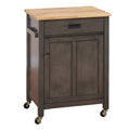 Weathered Gray Kitchen Cart N2492