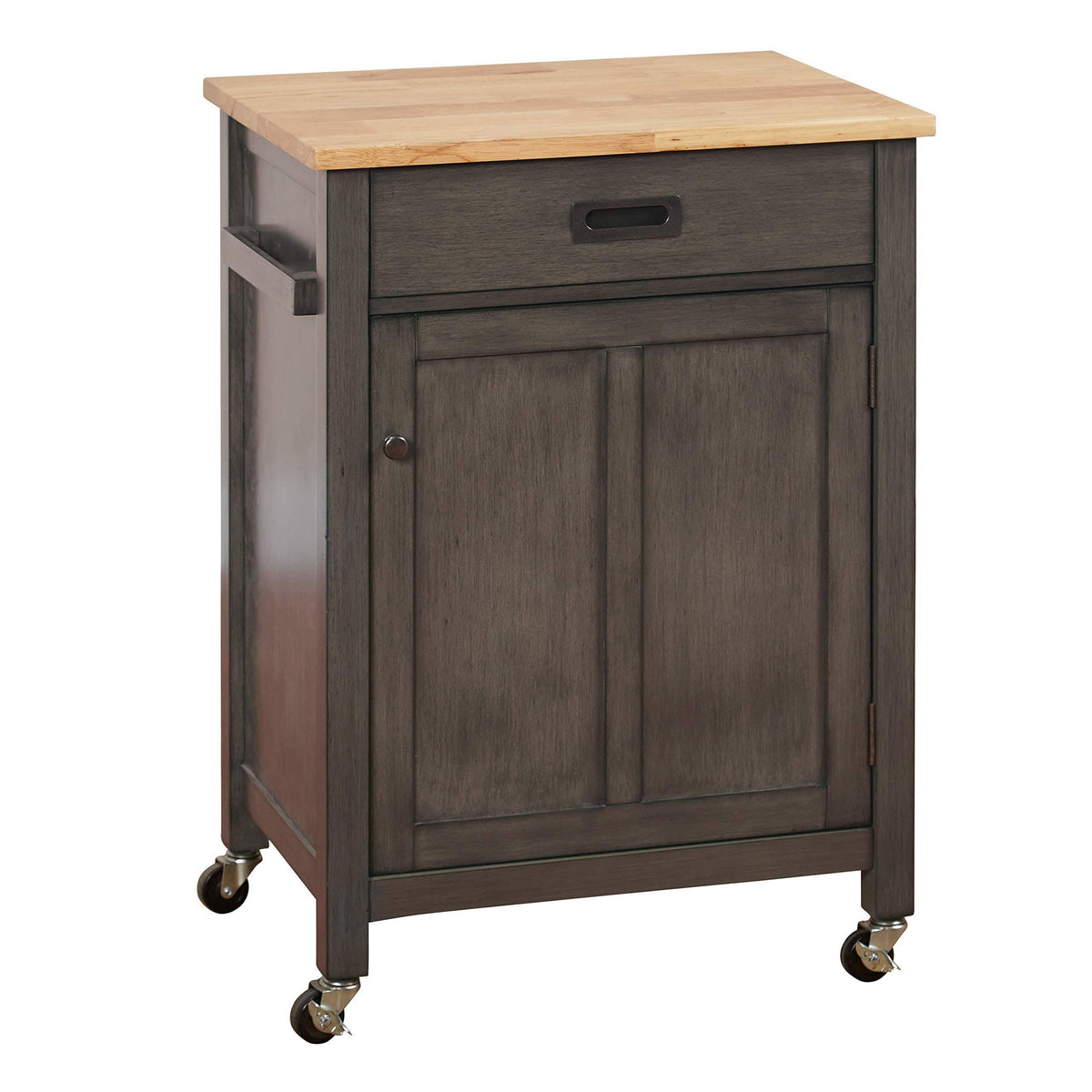 Weathered Gray Kitchen Cart N2492