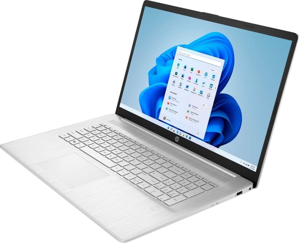 17.3 FHD Laptop, AMD Ryzen 5 5500U 6-Core, 8GB RAM, 256GB NVMe SSD, Natural Silver J43652