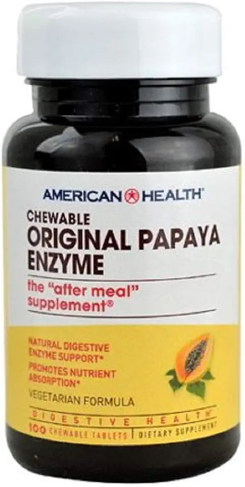 Chewable Papaya Enzyme 100 Tablets Pack of 2 N350419