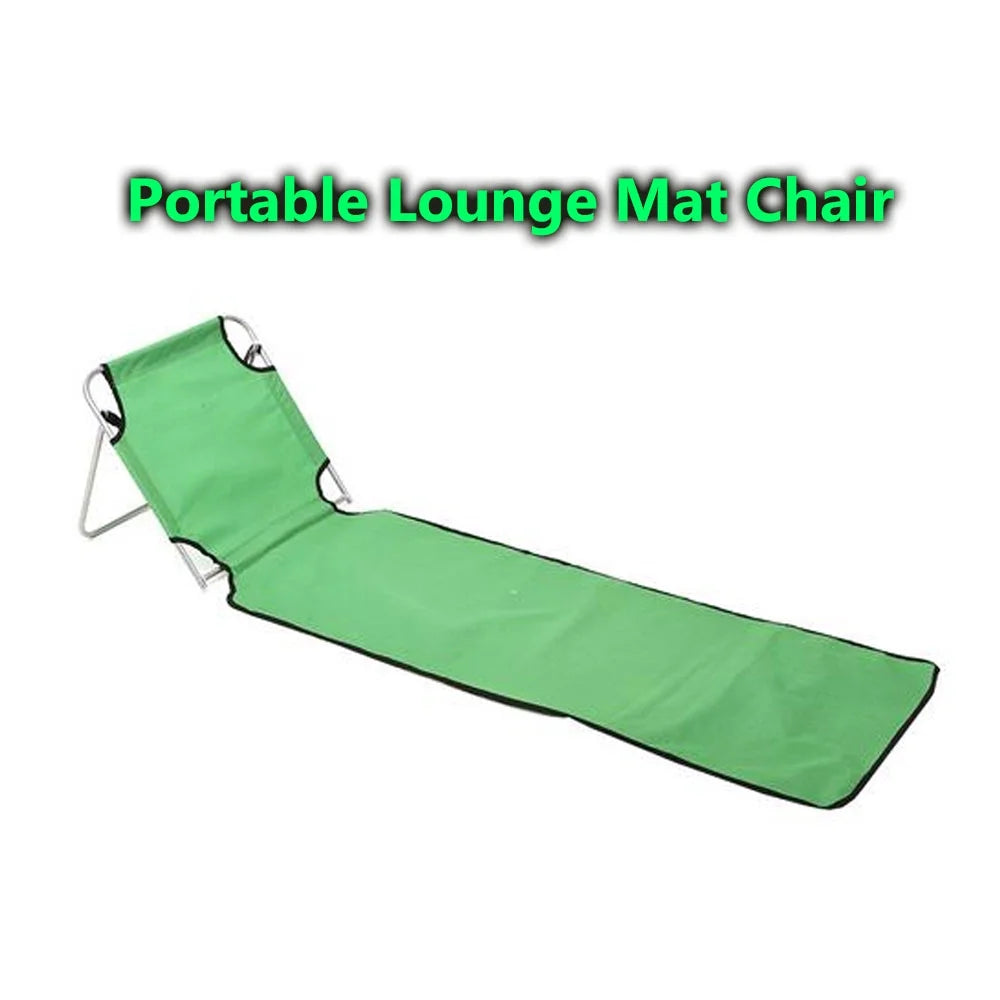 Portable Lounge Mat Chair Green R83807