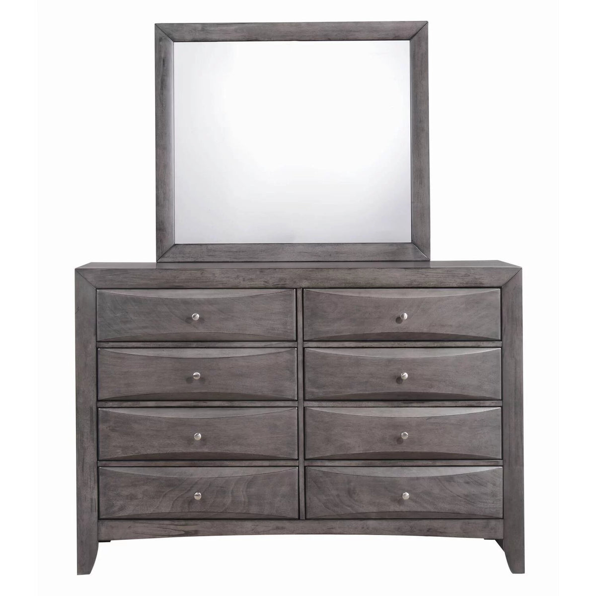 Gray Modern 5PC Twin Storage Bedroom Set B19244