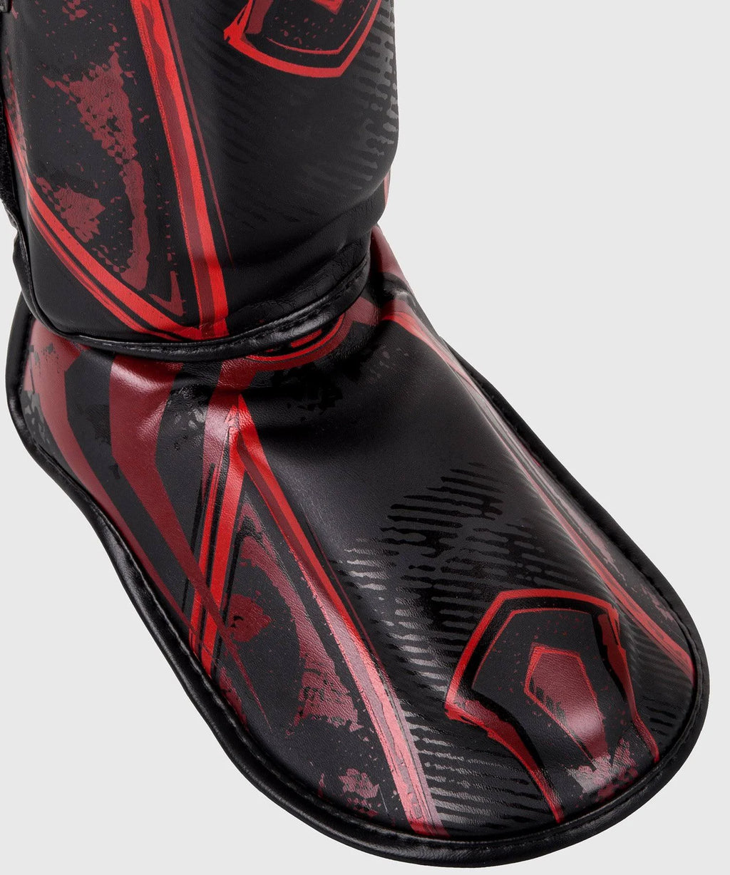 Black/Red Large Shin Guards V690076