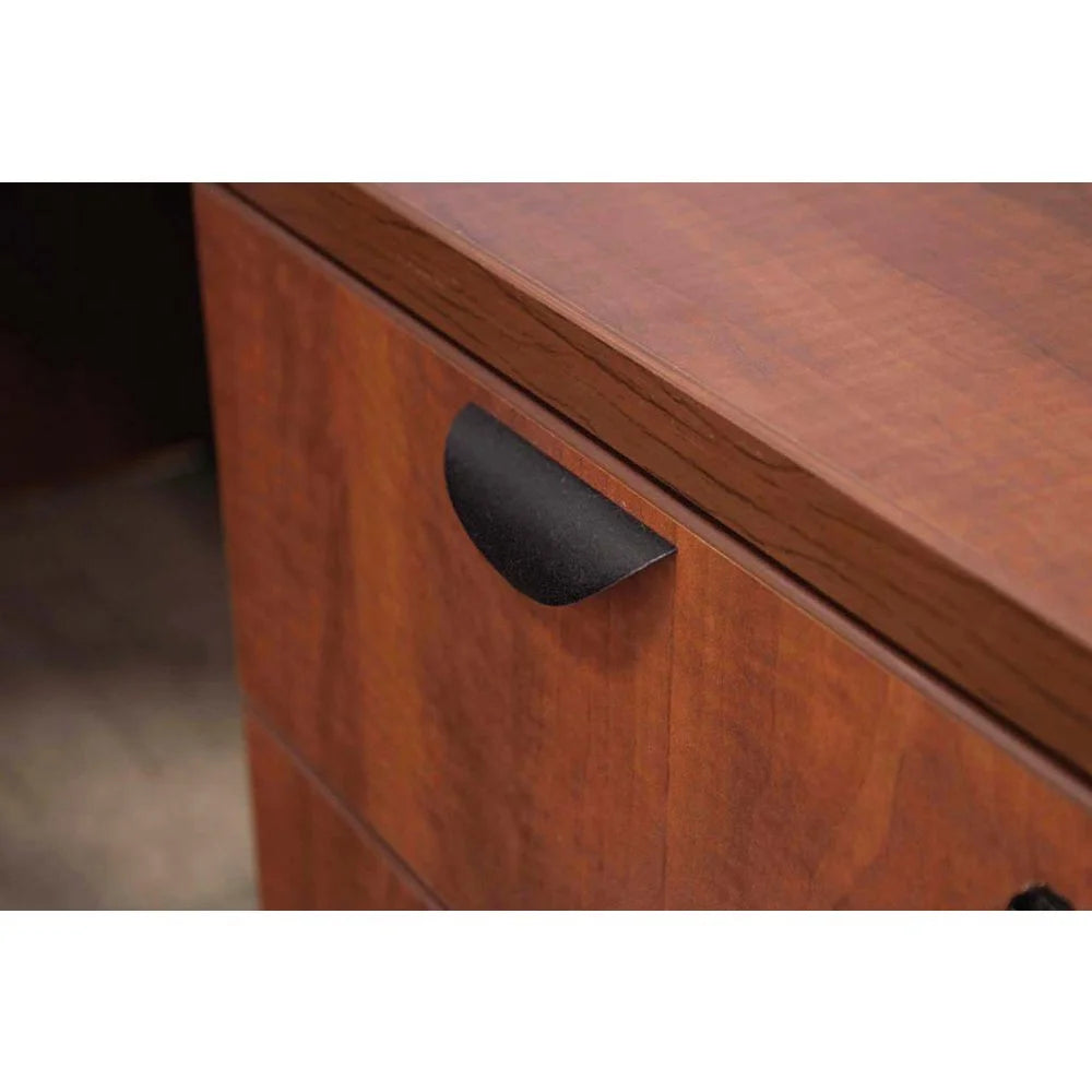 60" Double Pedestal L-Desk with 47" Return X1595