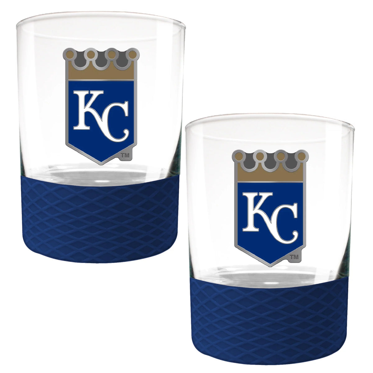 14oz. Rocks Glass Set with Silicone Grip H404775