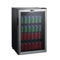 4.5 Cu ft 152 Can Stainless Steel Beverage Center Mini Fridge V2455