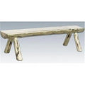 Half Log Outdoor Bench O201