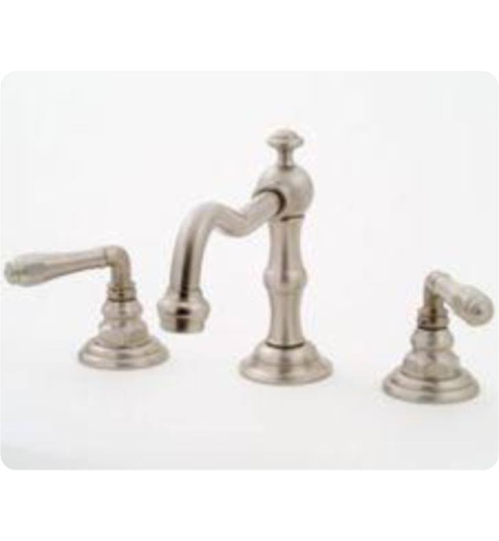 Polished Pop-Up Drain Faucet with Hex Lever Handles J963139