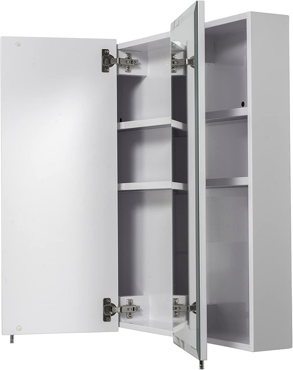 Triple Door Tri-View Cabinet, 30-Inch x 36-Inch, White W296700