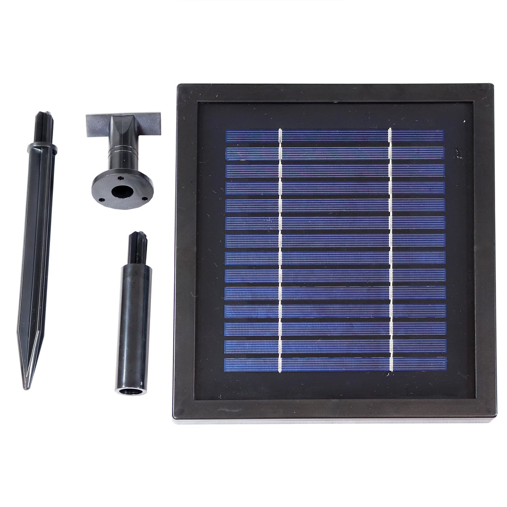 2-Tier Solar Outdoor Water Fountain with Battery Backup K531