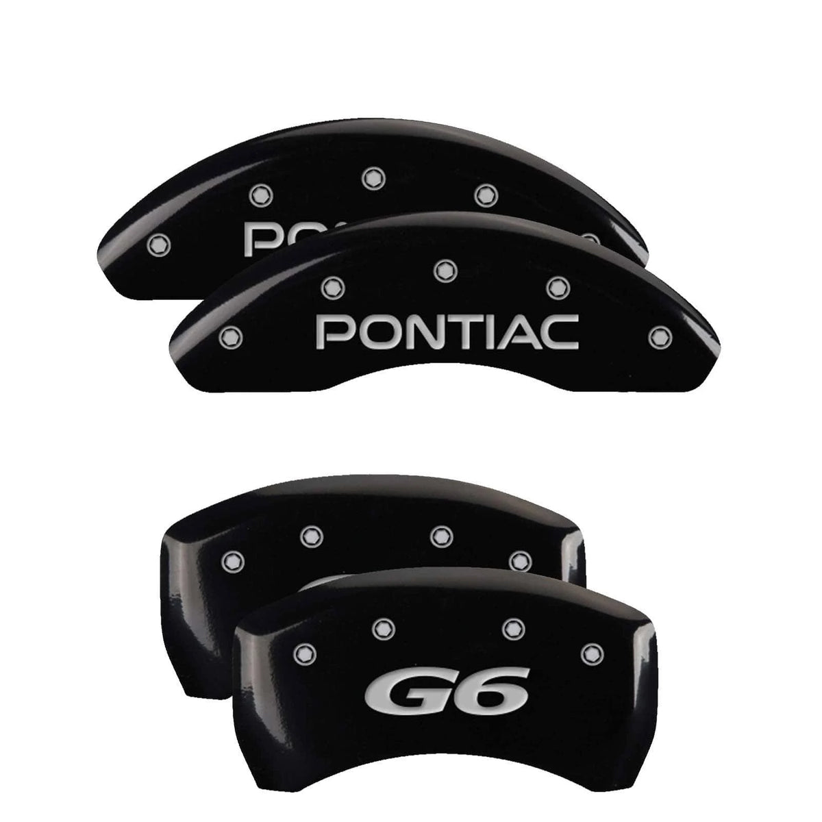 Black Pontiac Caliper Covers S509