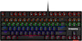 White Blue Switch TKL 87 Keys Mechanical Gaming Keyboard I68593