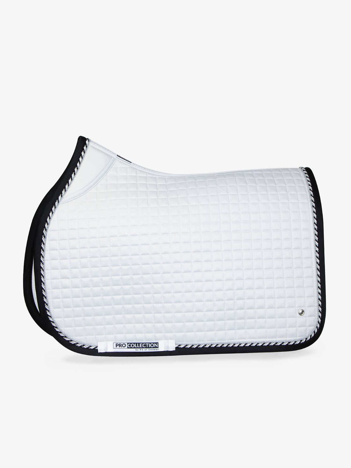 White Black Saddle Pad W70111