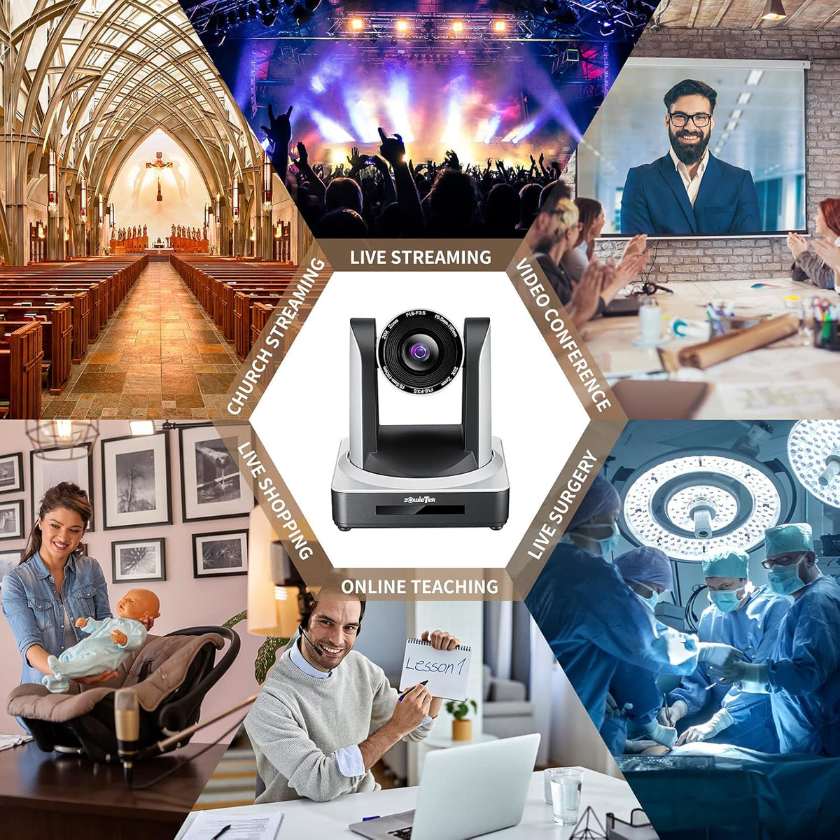 20X PTZ IP Camera with HDMI and 3G-SDI Outputs G1036