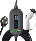 Portable Level 2 Electric Vehicle Charger, 16Amp, 35 Feet C131