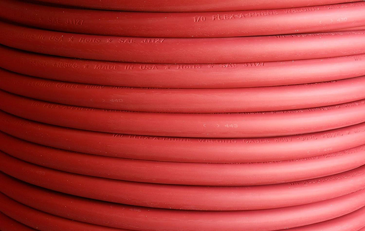 Red 4 Gauge AWG Welding Cable 50 Feet W2165