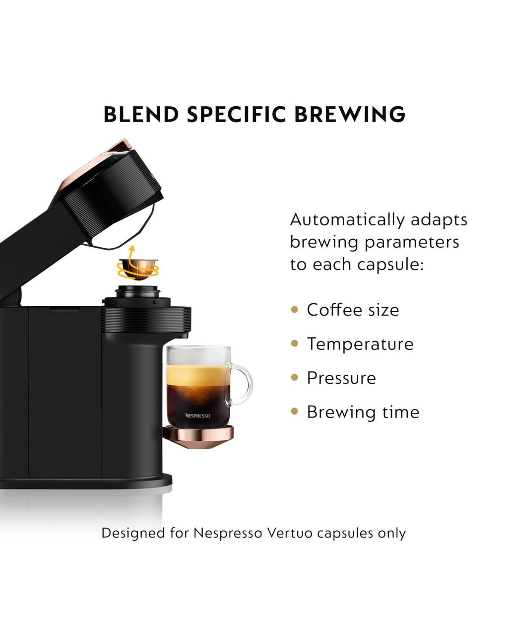 Black Espresso Maker with Aeroccino L807