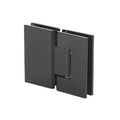 All Black 180 Degree Glass-to-Glass Standard Hinge A163