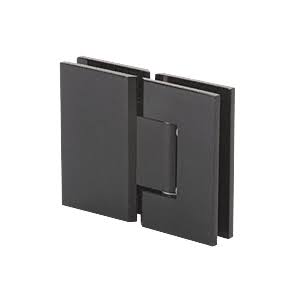 All Black 180 Degree Glass-to-Glass Standard Hinge A163