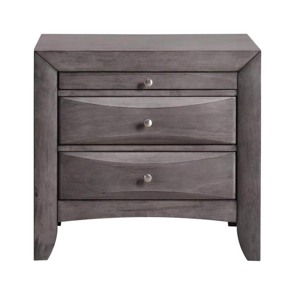 Gray Modern 5PC Twin Storage Bedroom Set B19244