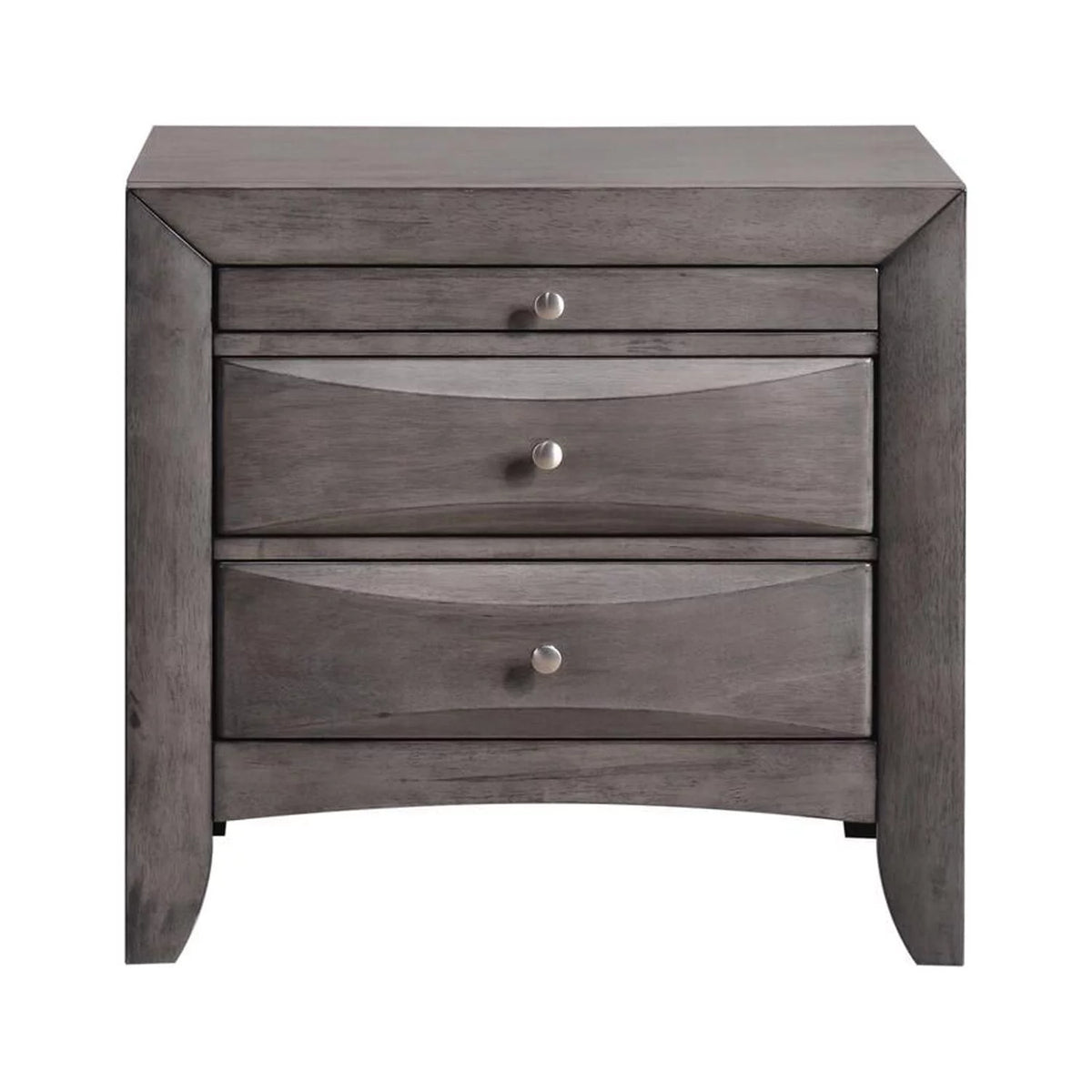 Gray Modern 5PC Twin Storage Bedroom Set B19244