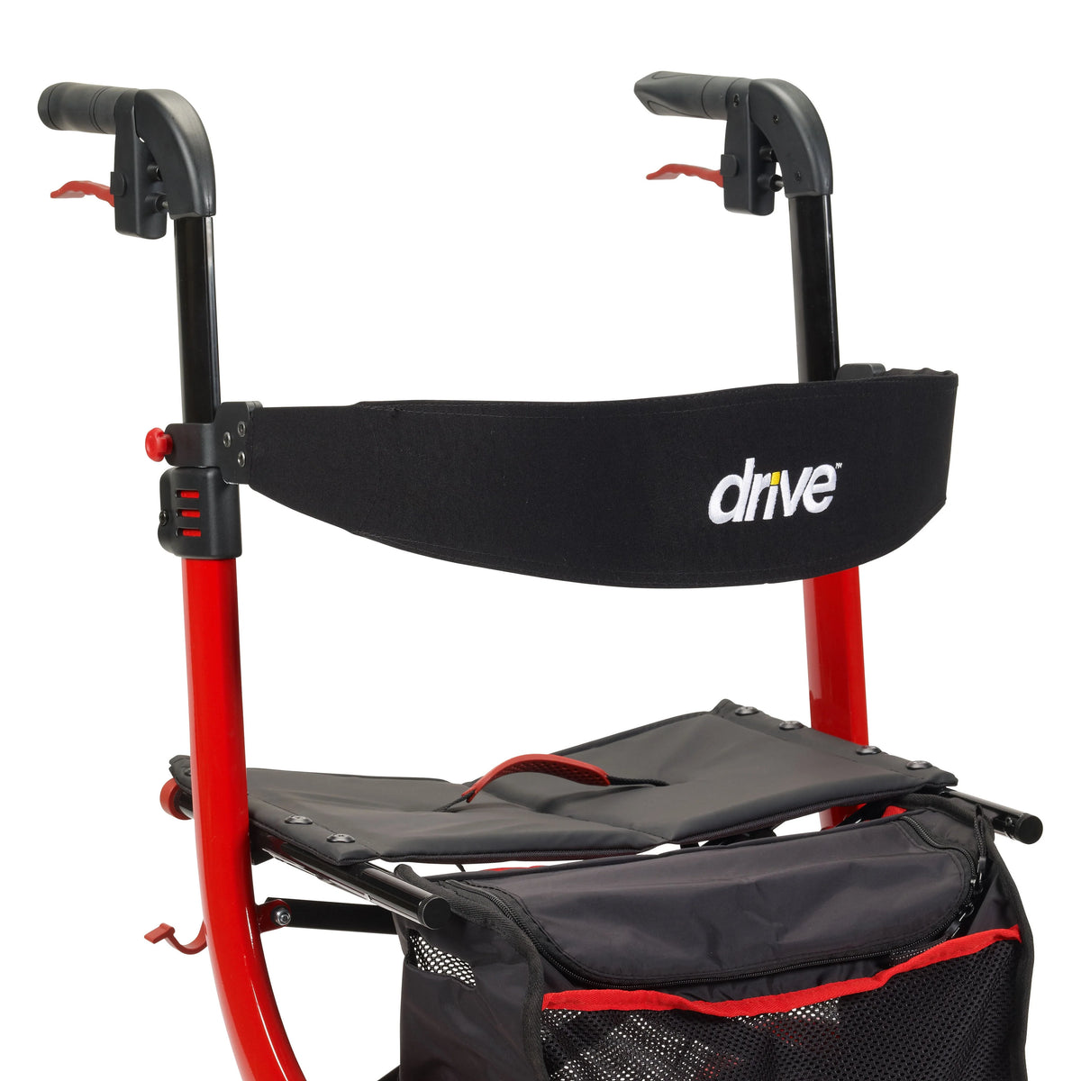 Red Rolling Walker W300