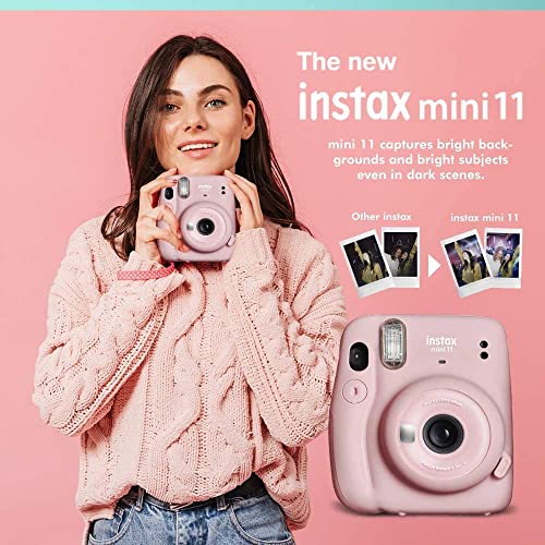 Ice White Instant Camera with Film and Accessories Bundle H807400