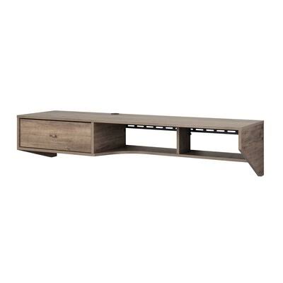 Drifted Gray Floating Desk P273115