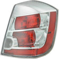 Passenger Side Rear Tail Light for Nissan Sentra 2007-2009 Chrome Housing Pack of 2 Y658