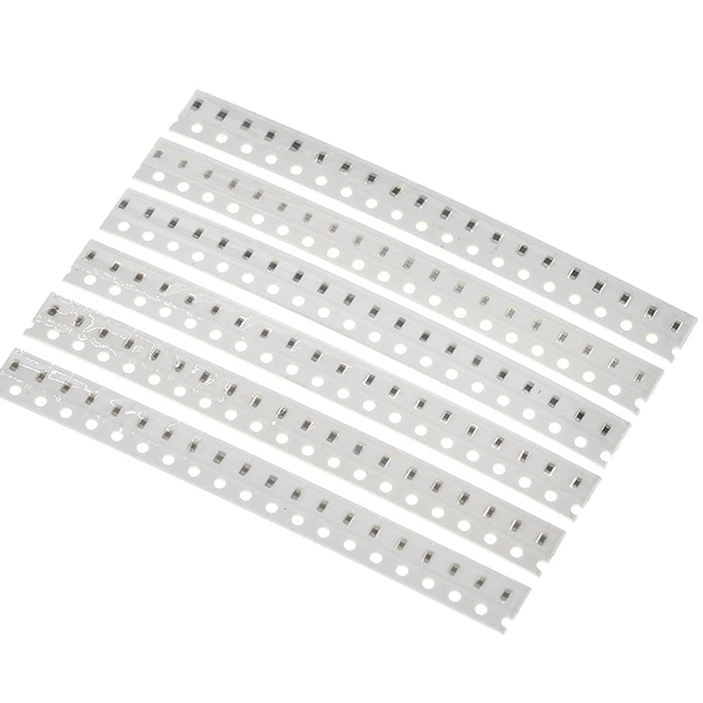 960PCS 0603 0805 1206 SMD Capacitor Kit, 16 Value 10pF-22uF Multilayer Ceramic Chip Capacitors Assortment Set M680913