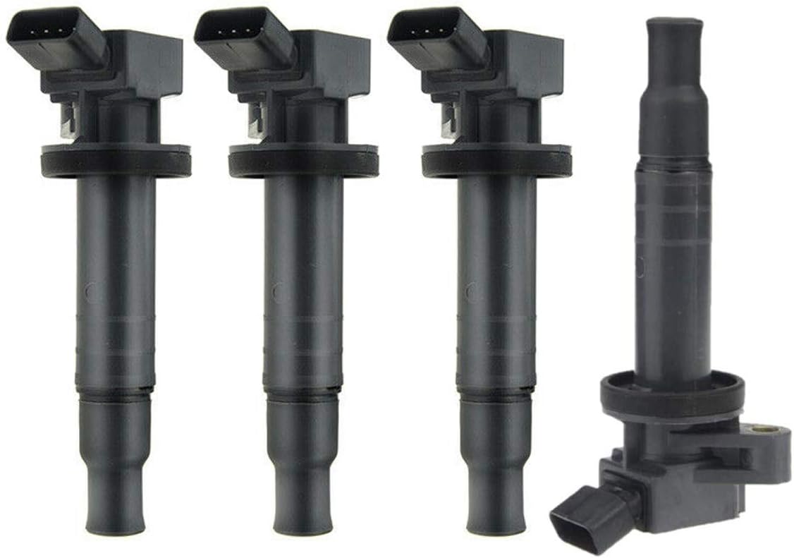 Set of 4 Ignition Coils for Toyota Corolla Matrix Celica MR2 Spyder Pontiac Vibe Chevrolet Prizm Z51301