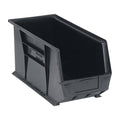 Black Stacking Bins, 18in. x 8 1/4in. x 9in., Carton of 6 S748145